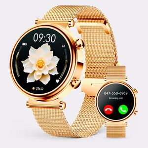 2024 Ladies Gold Smart Watch Sealed NIB